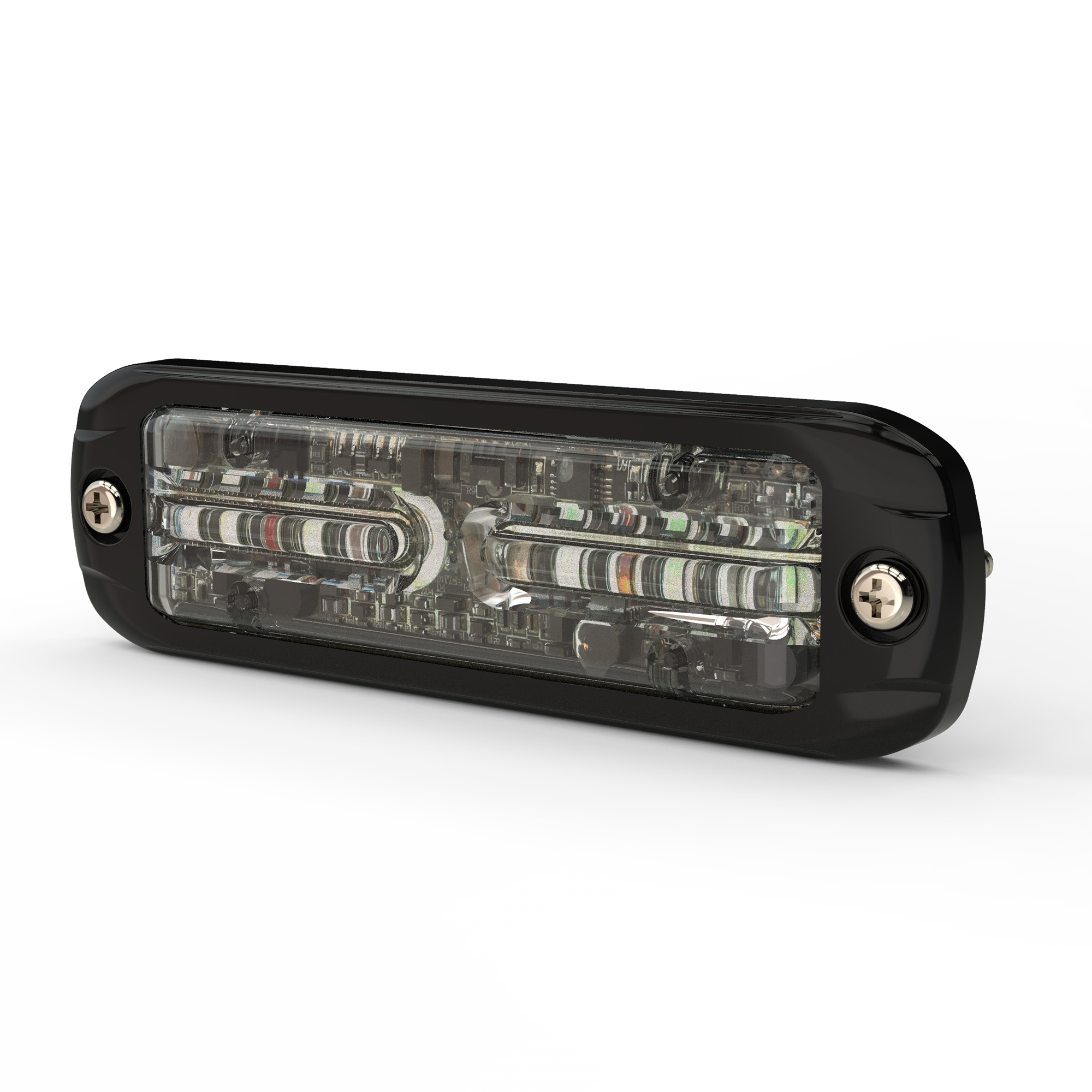 ECCO, Directional Warning Light: Dual-color red/white, Light Type LED, Lens Color Clear, Included (qty.) 1 Model# ED3802RW